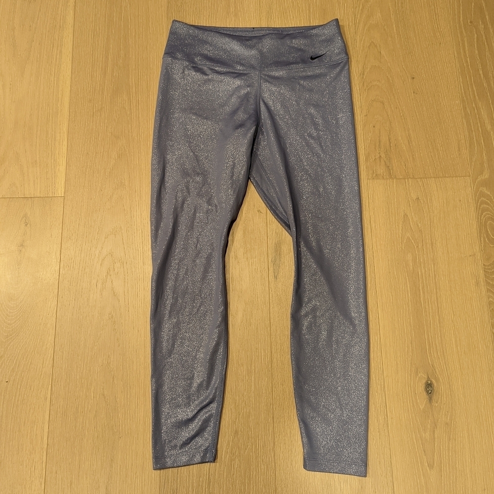 Nike Shimmering Lavender Gray Leggings